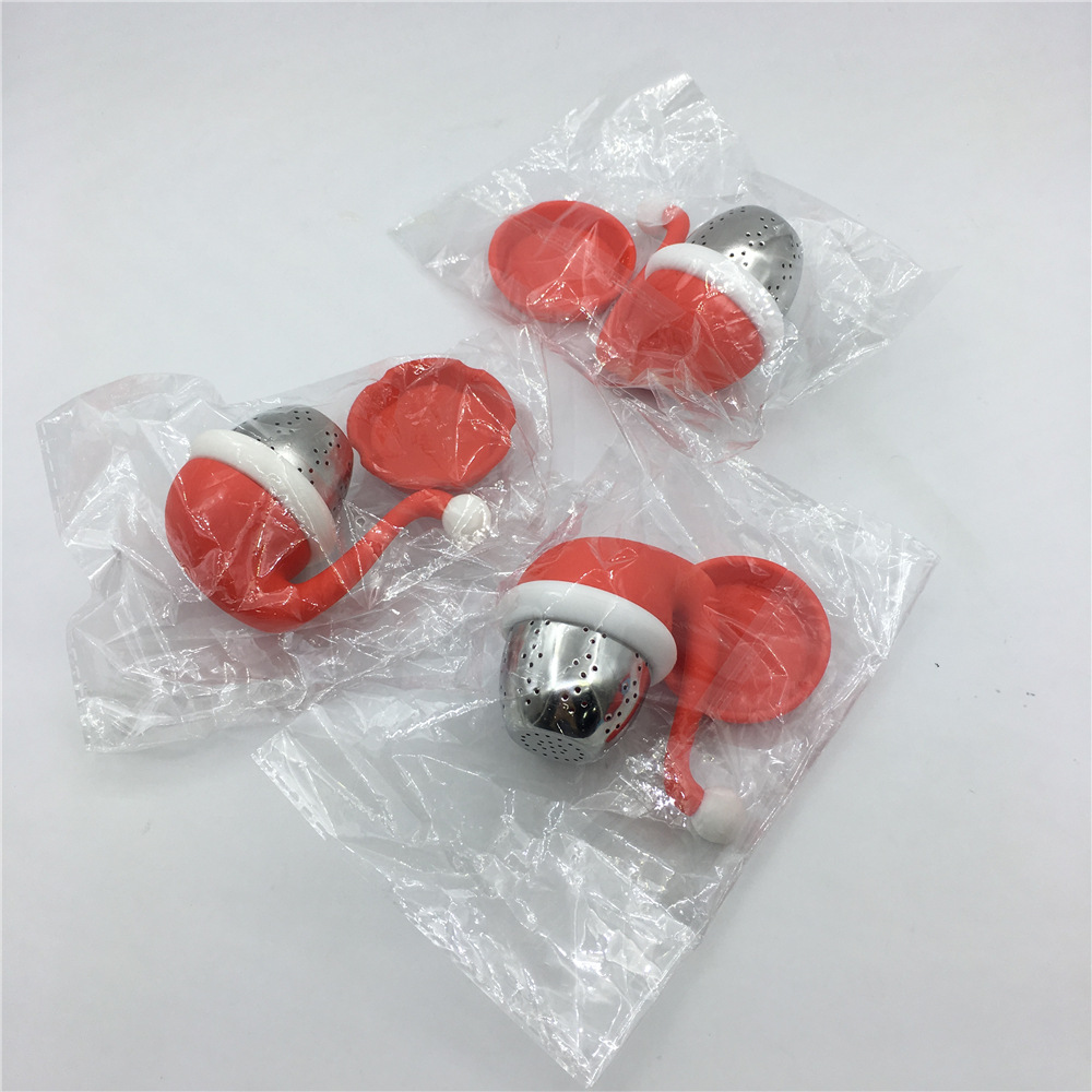 圣诞帽茶漏 Christmas hat tea infuse