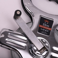 Factory Direct Sales Handheld Steel Reel Tape Measure 30m 50m 100m Thickened Stainless Steel Waterproof Tape Measure Processing Wholesale