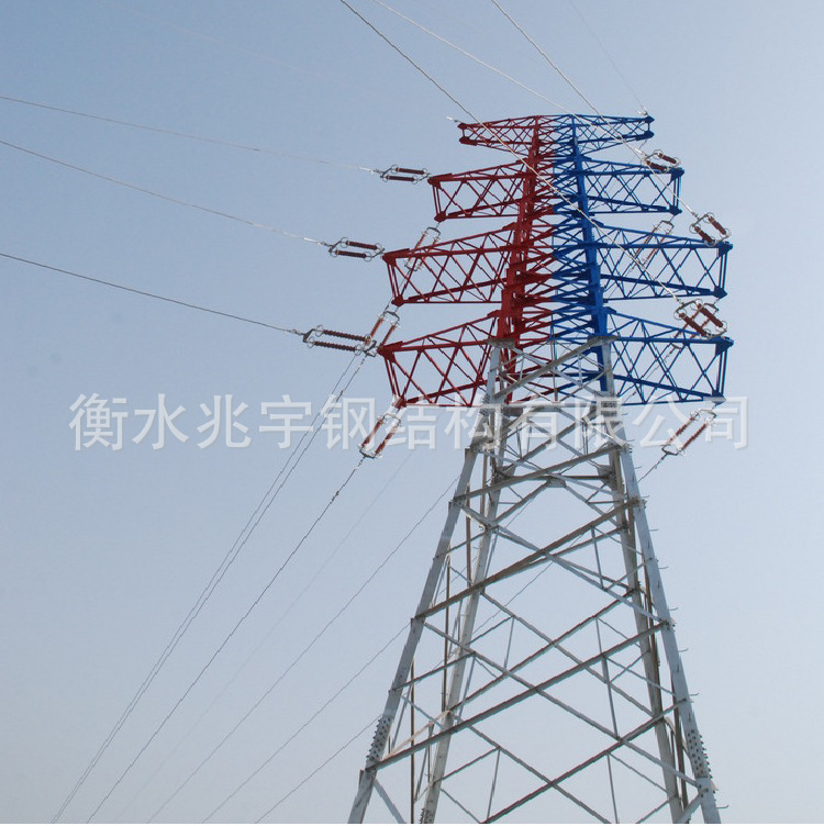 生产厂家10kv-500kv电力铁塔 电力塔 铁路输电塔 电力杆 刚桩基础