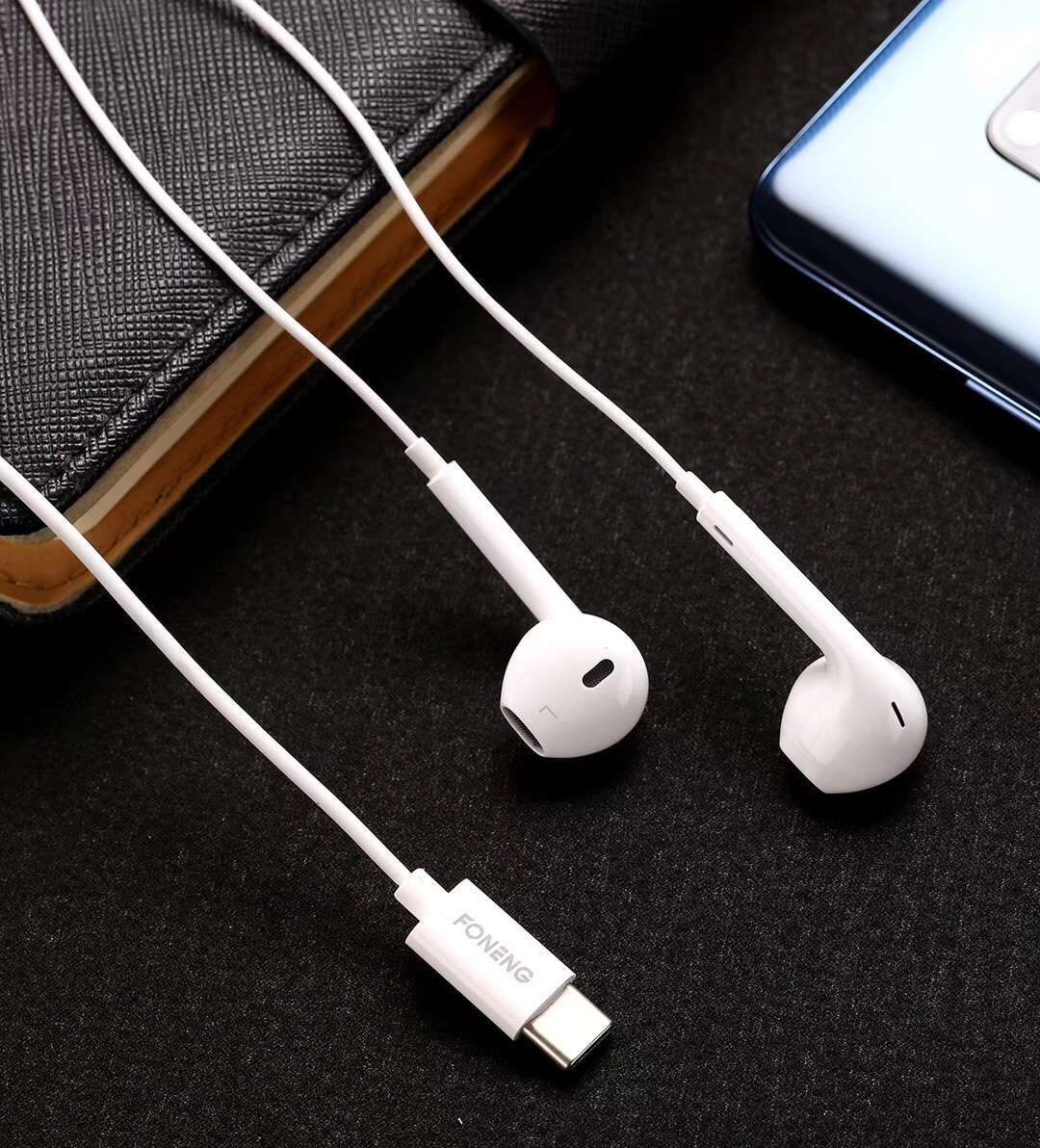 Merkoordopjes T15 harde hoofdtelefoon 3,5 mm en TYPE-C-interface-oortelefoons_voghion.com