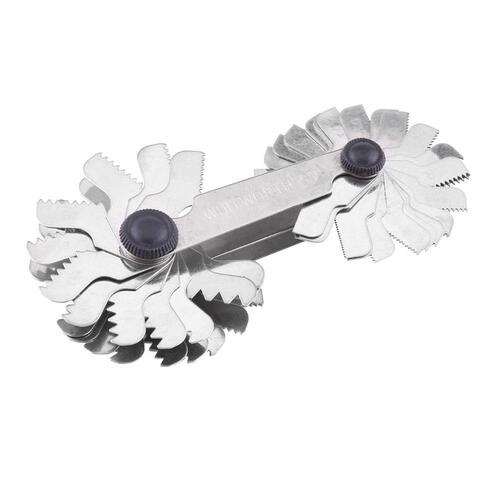 Thread Gauge 52pcs Pure American Metric + Imperial Thread Gauge Rib Sample Thread Gauge