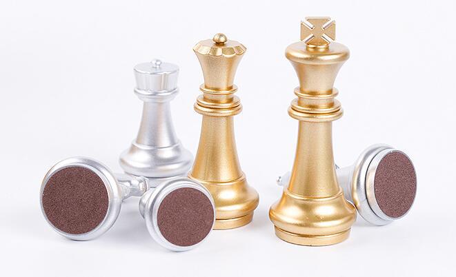 Magnetic Folding Set, Educational Interactive Leisure Medium-Sized Gold And Silver Chess Board Game_desvips.com