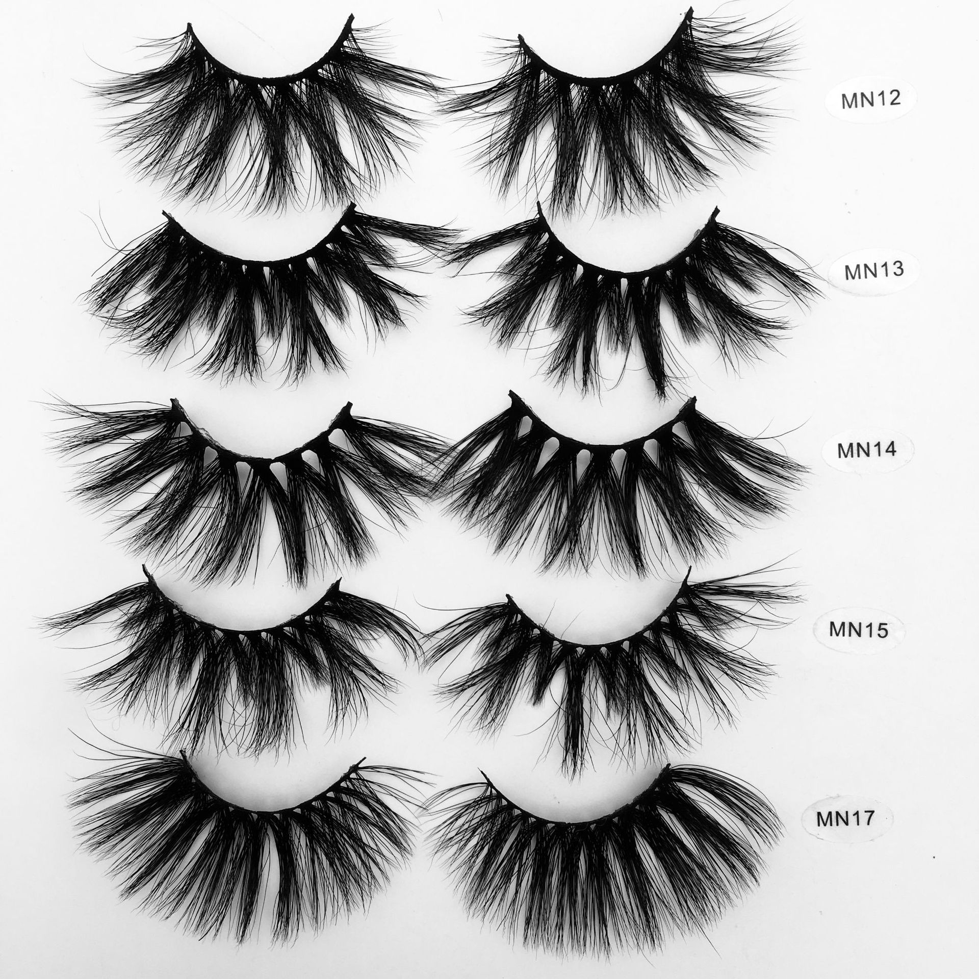 25mm Mink Eyelashes 27mm Long and Thick...