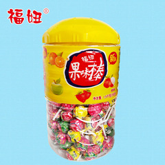 Funiou Fruity Lollipop 150 Pcs/Drum Reward Children's Candy Bulk Creative Wedding Car Candy Wholesale Hostess Candy