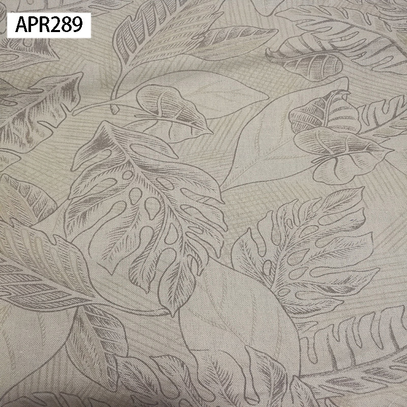 55/45亚麻棉印花