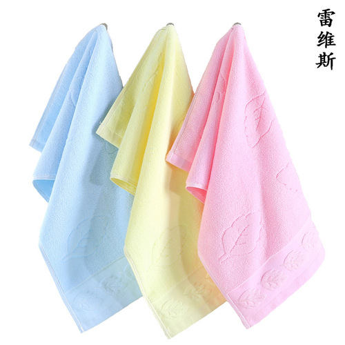 Sanding bag packaging, pure cotton towel factory wholesale, thick home use 100% cotton absorbent face towel with embroidered logo