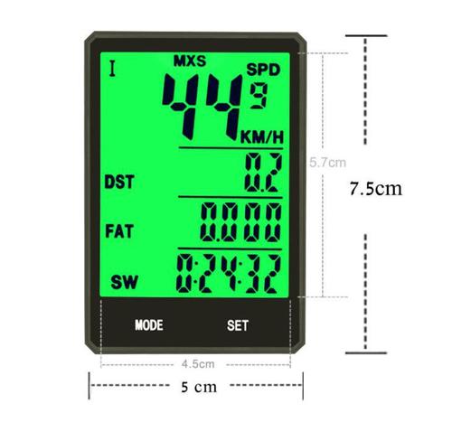 Bicycle computer waterproof odometer cycling computer Chinese and English wireless bicycle computer accessories wholesale 606