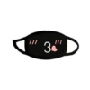 Black medical mask