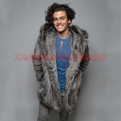 2019 Europe and America Foreign trade man leather and fur coat new pattern Fox leather and fur Autumn and winter clothes have more cash than can be accounted for Windbreaker