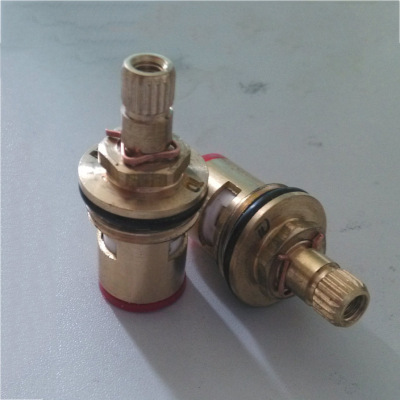 铜加厚陶瓷片阀芯 单水龙头双把冷热水龙头阀芯维修卫浴配件|ms