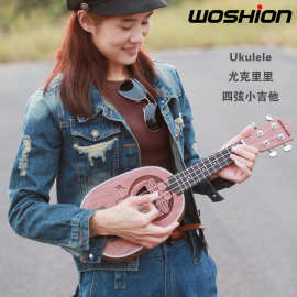 Woshion尤克里里Ukulele乌克丽丽小吉他卡通哆啦A梦机器猫