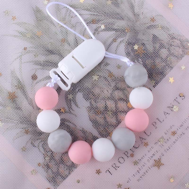 Bebé chupete cadena chupete cuerda mordedor de silicona anti-cadena suministros maternos e infantiles Comercio exterior AliExpress Nuevo