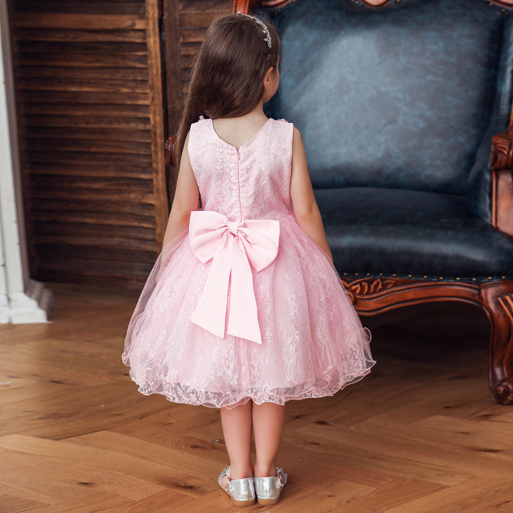 Children's Dress Princess Dress Baby Year-old Dress Tutu Skirt Flower Girl Wedding Dress display picture 17