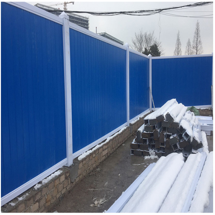 厂家现货销售建筑施工围挡PVC围挡 工地临时塑钢围挡