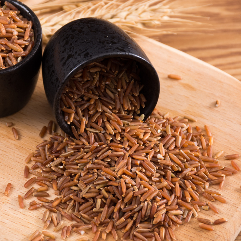 云南梯田红软米元江哈尼梯田红米红大米杂粮糙米粮食煮粥煮饭|ms