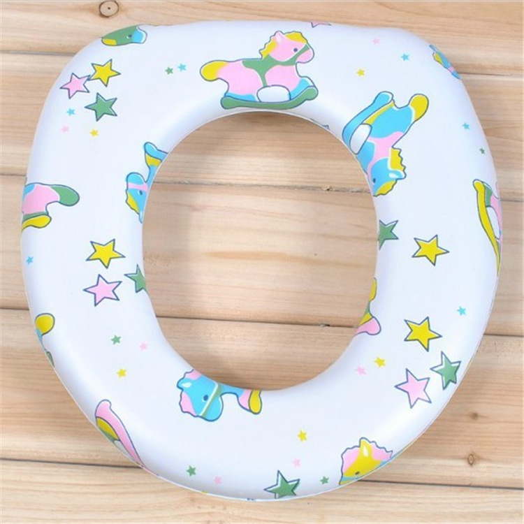 Upgraded Toddler Cartoon Toilet Plastic Toilet Ring Children's Toilet Wholesale Without Handrails