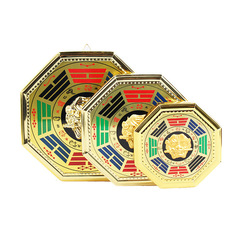 Phnom Penh Painted Tiger Head Bagua Mirror Animal Head Bagua Mirror