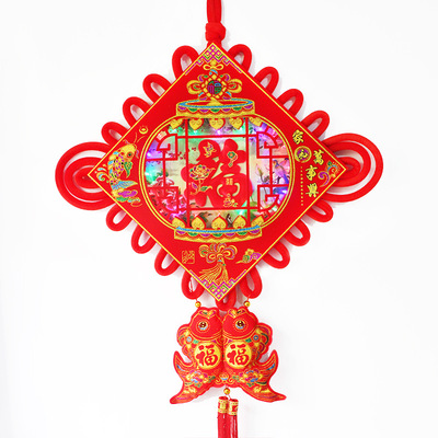 发光中国结 高档灯光电池中国结板结大 春节挂件定制礼品厂家批发|ru