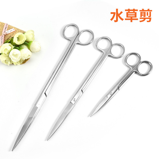 厂家直销不锈钢圆边水草剪刀波浪剪水草剪水族造景工具ada品质 价格 厂家 哪里买 我有货 B 5yoho Cn