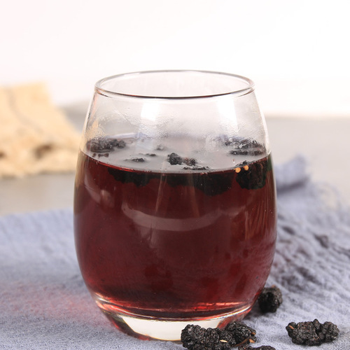 Wholesale black mulberry for medicinal and edible purposes, sourced from Sichuan with water washing, plump berries in large quantity, offering premium quality.