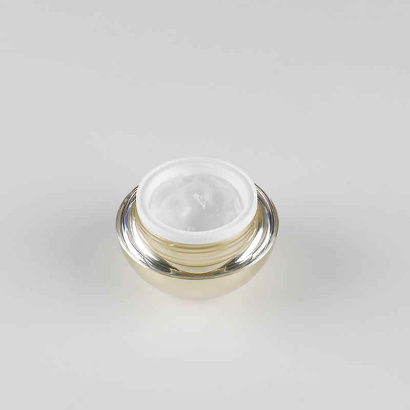 15g bola de oro botella de crema acrílica cosmética sub-caja de embalaje botella pequeña caja de crema facial en stock