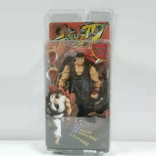 Classic NECA street fighter black dragon toy hand-made movable joint doll hand-made model toy