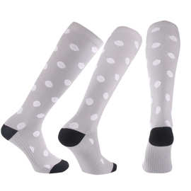 男女长筒压力袜亚马逊圆点运动压缩袜跨境新款Compression socks