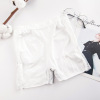 Summer lace safe trousers with bow, cotton pants