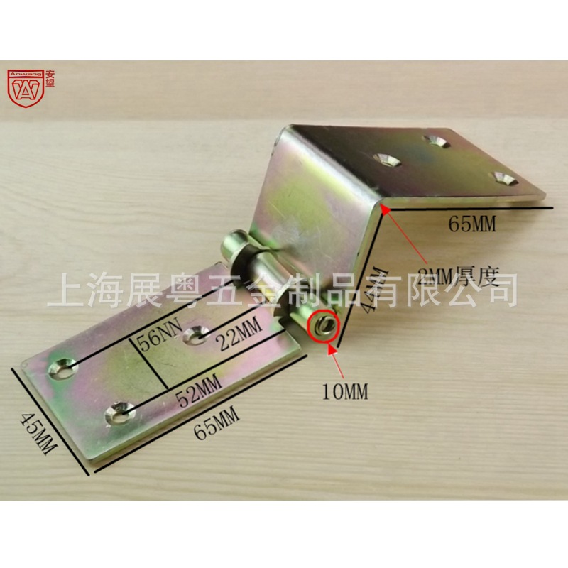 AW hierro chapado en zinc bisagra de hierro bisagra caja de herramientas bisagra de madera bisagra de soporte bisagra de soporte bisagra