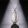 Shiying oval -shaped can open the pendant multi -layer wings photo box locket photo photo photo box