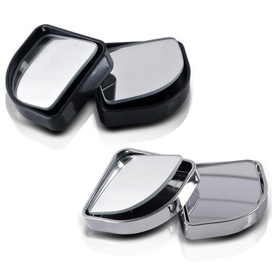 工厂直销倒车镜辅助后视广角盲点无死角可调扇形对装反光玻璃镜面|ru