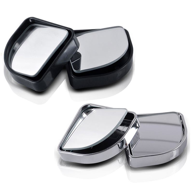 工厂直销倒车镜辅助后视广角盲点无死角可调扇形对装反光玻璃镜面|ru