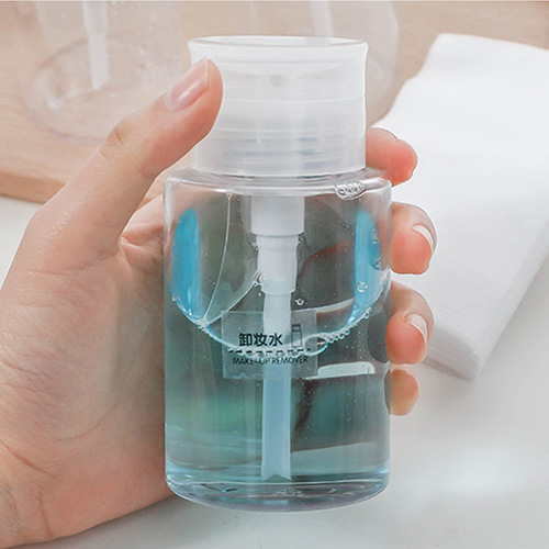 petg pressure take bottle transparent makeup remover water bottle toner bottling 100ml plastic bottle travel cosmetic bottle