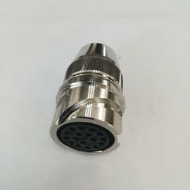 美军标MS3101A20-29S银色插座17芯伺服电机连接器/编码器连接