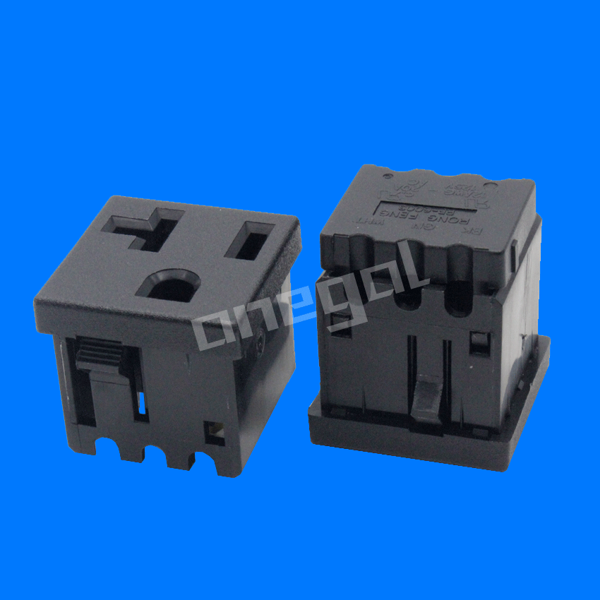 现货 美标电源插座 极性美规插座  RF-6003 20A大电流插座BS-U20