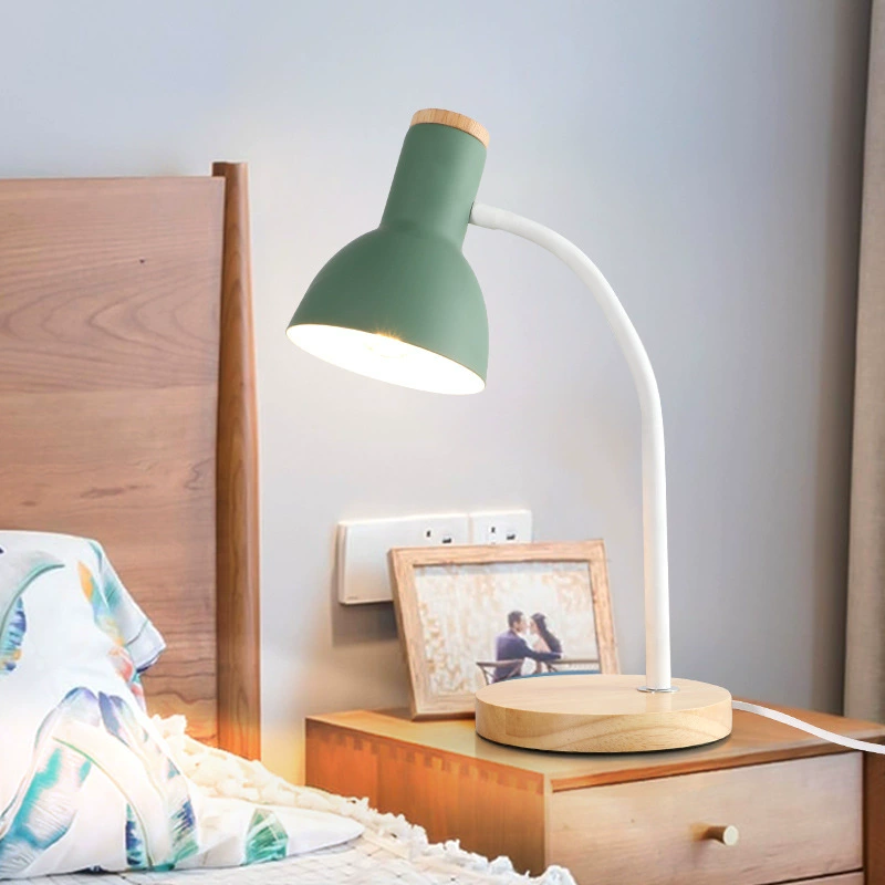 LED креативная настольная лампа для спальни, для обучения чтению, настольный ночник для кровати, защита зрения
