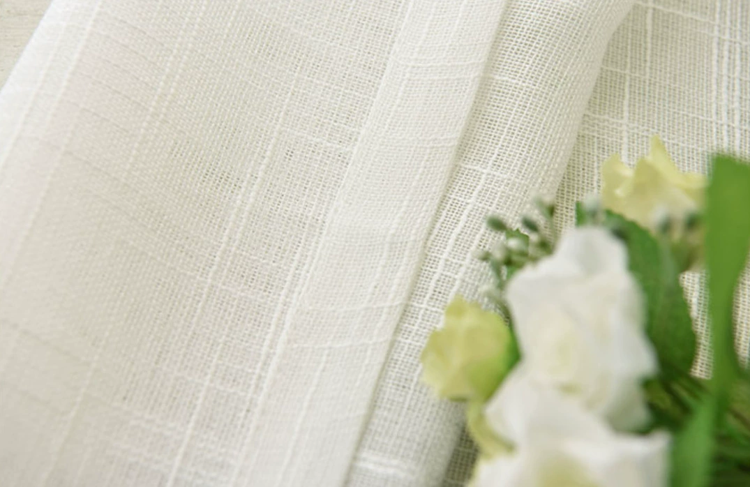 Cloth, curtain for living room, cotton and linen