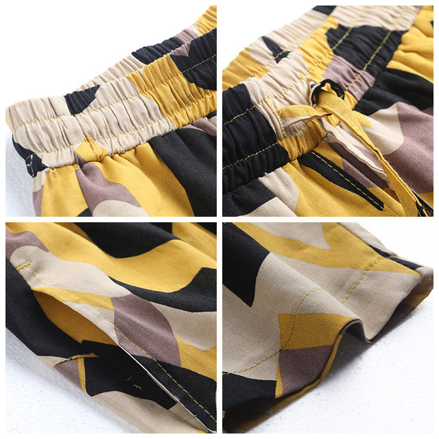 Hallen Trousers Female Twin Printed Trousers Summer Suit New 