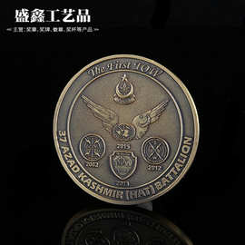 定制金属纪念章 青古铜纪念币 仿古浮雕纪念币 锌合金纪念章定做