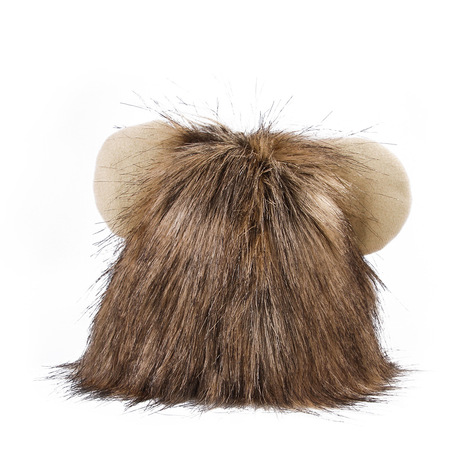 Amazon chó cái mũ tóc giả mũ vật nuôi mèo mũ bộ đầu chó mèo quần áo lion Trang phục mèo