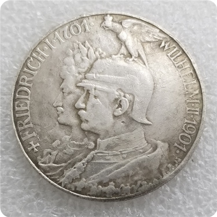 Vintage Antique Craft Germany 1901 Brass Material Foreign Commemorative Coin Silver Dollar Wholesale #1786