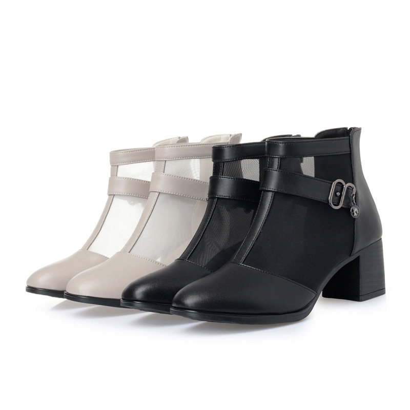 Bottes femme en En cuir - Ref 3355335 Image 4