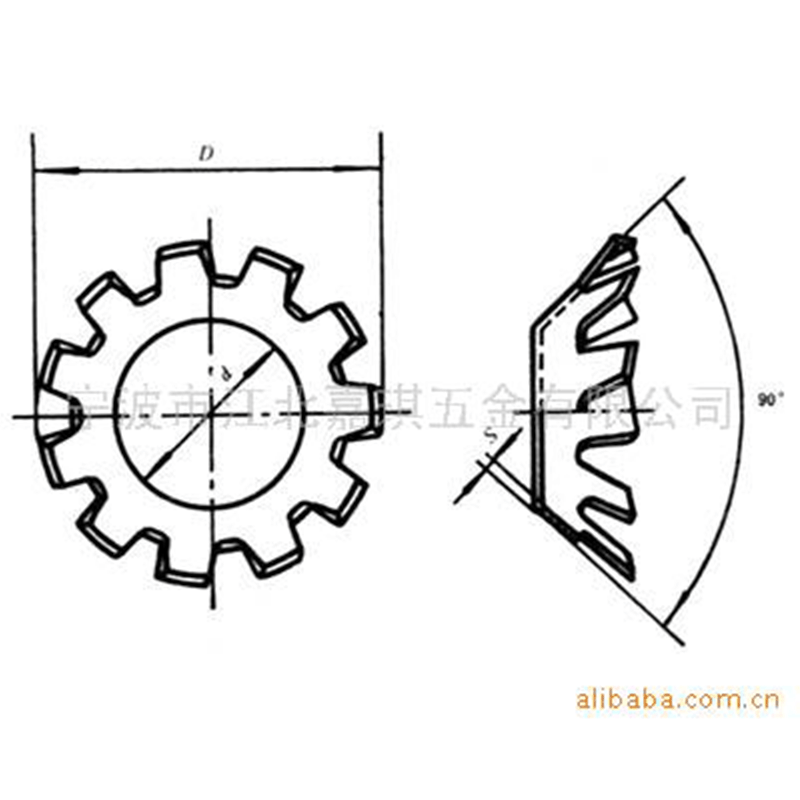 厂家供应 不锈钢美制弹带齿性垫圈 批发