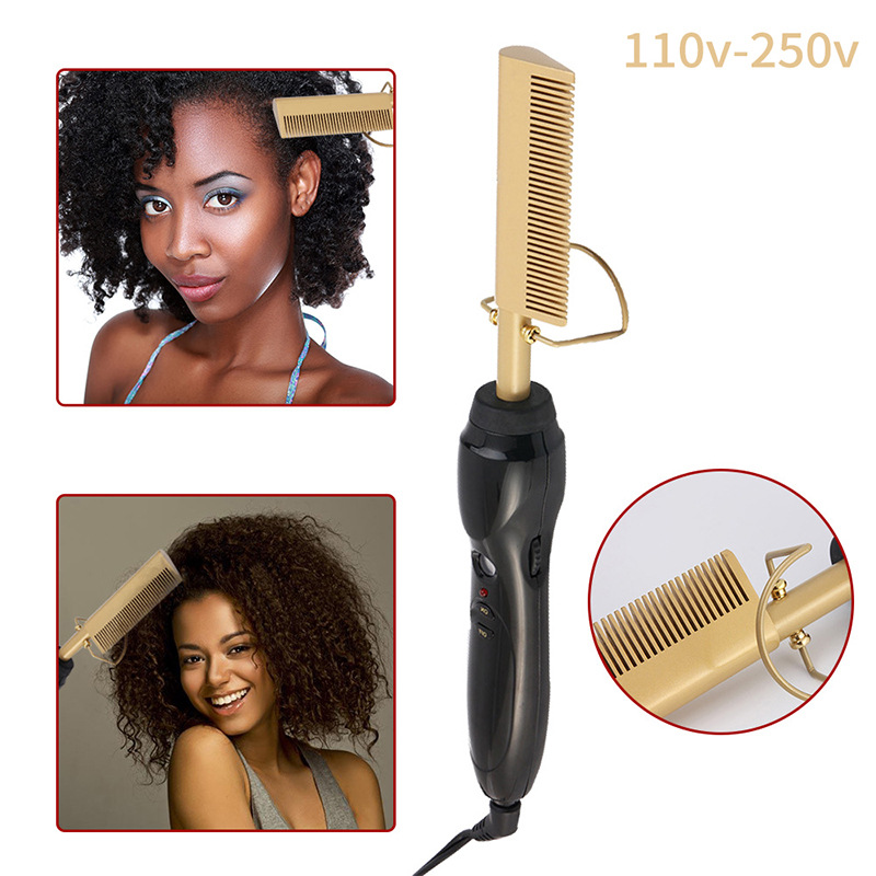 Straight hair comb Electric heating comb...
