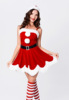 New hairy Red Christmas tree dress suspender princess skirt bar singer performance