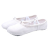 Children's dance shoes Female soft bottom practice red black and white cat paw shoes pink dance girl Chinese ballet