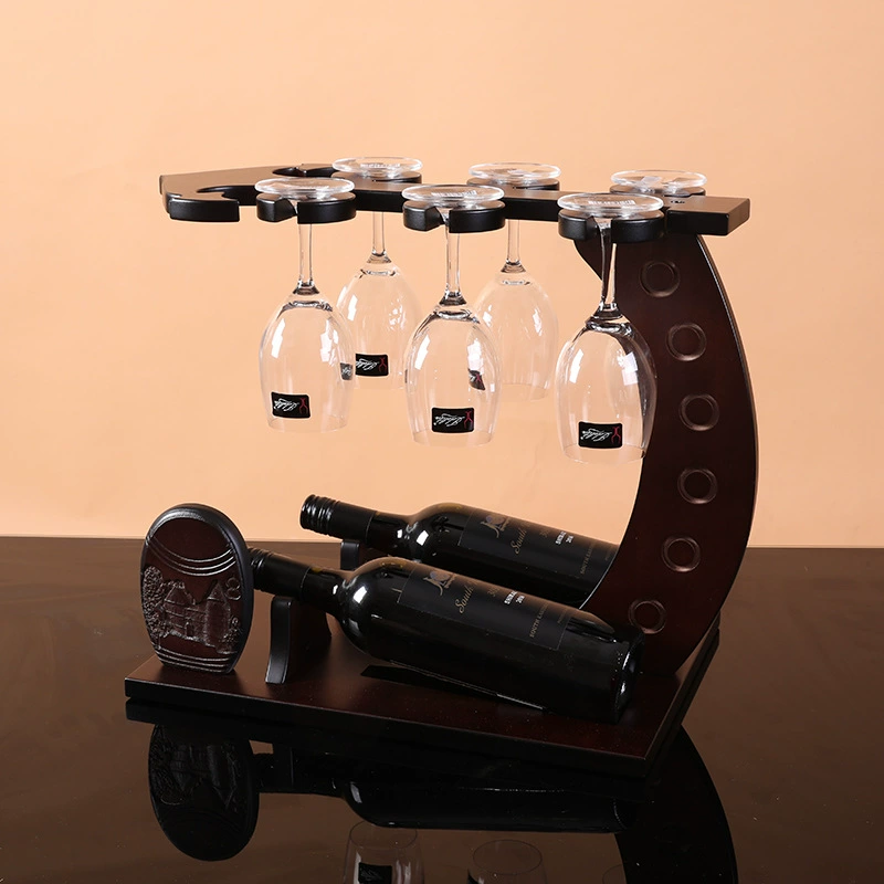 酒神 Wineglass, creative wooden glass holder