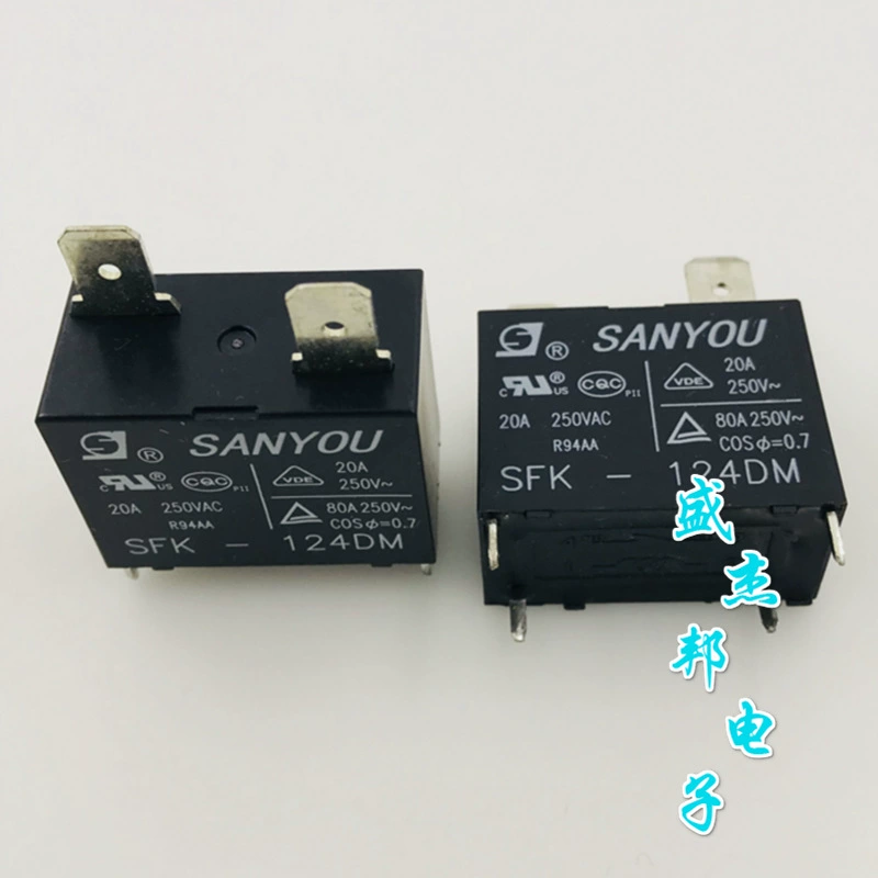 SFK-124DM 24VDC 20A 4-пальцевое малое реле мощности
