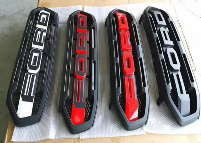 适用撼路者19款改装泰版前脸中网 everest撼路者进气口格栅装饰网