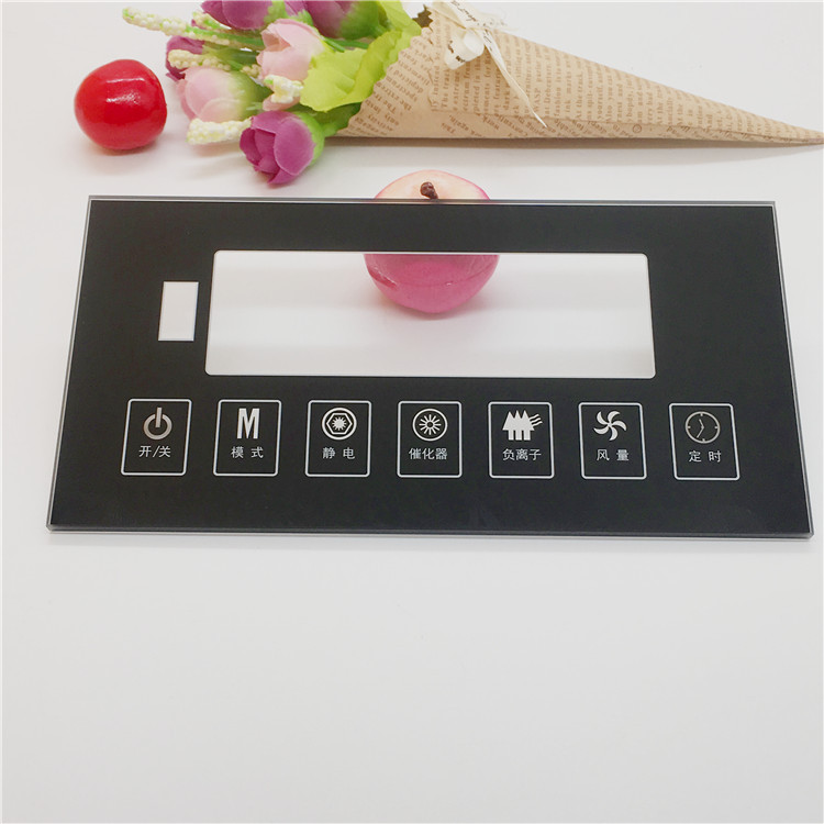 触控开关面板玻璃 家电玻璃面板 触摸钢化玻璃智能家电控制面板|ms